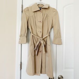 Burberry Beige Trench Coat with Belt